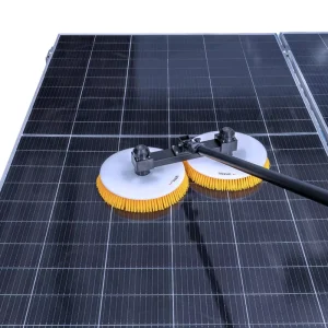 Dual Head Electric Photovoltaic Cleaning Machine with Convenient Nylon Disc Brush Easy to Use OEM Cleaning Brushes