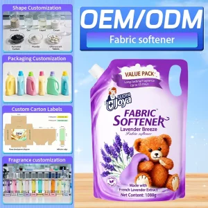 Dual-Purpose Eco Lavender Scented Liquid Fabric Softener Hand Machine Wash Safe Disposable for Apparel Use Cleaning Products