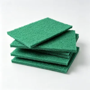Dual-Sided Heavy-Duty Oil-Resistant Kitchen Scouring Pad Dish Sponge
