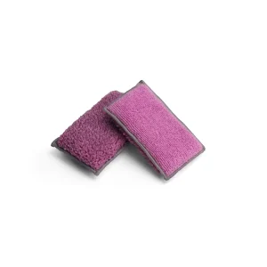 Dual-Sided Non-Scratch Reusable Kitchen Dish Sponges for Dishes, Pans, Sinks, and Stoves