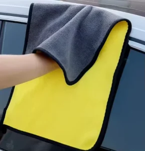Dual-Sided Reusable Microfiber Cleaning Cloth Quick-Drying for Car Detailing Home and Kitchen