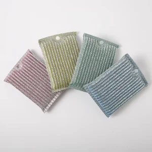 Dual-Sided Water-Absorbent Kitchen Scouring Pad Sponge