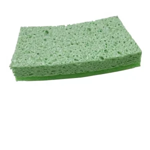 Dual-Sided Wood Pulp and Cotton Dish Sponge for Kitchen Cleaning