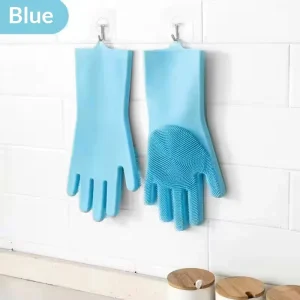 Durable Abrasion Proof Silicone Dishwashing Gloves Kitchen Cleaning Must HaveHeat Resistant Rubber Gloves