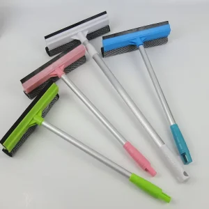 Durable Aluminum Handle Sponge Window Squeegee 38x20cm for Shower Car Windshield Mirror Glass Cleaning