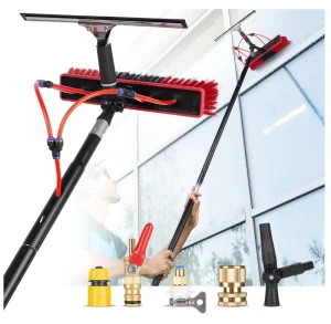 Durable Aluminum Telescopic Rod Eco Friendly Solar Panel Cleaning Kit GB SPCB 002 Household Brushes Cleaning Tools