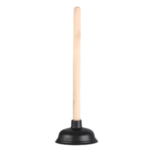 Durable Cleaning Tool Toilet Rubber Plunger with Wooden Handle Round Sink Cleaner Toilet Sucker Toilet Pump