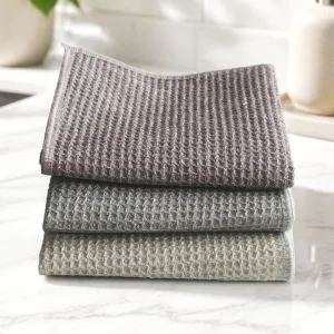Durable Cloth Microfiber Cloths for Cleaning Polyester Polyamide 30x30cm Strong Cleaning Capacity for Kitchen Counter