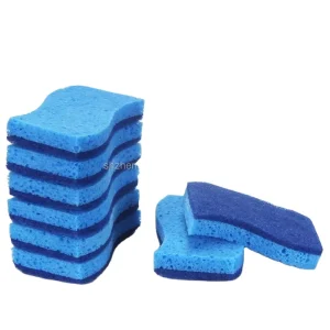 Durable Dish Cellulose Compressed Wood Pulp Cotton Kitchen Cleaning Sponges Scouring Pads for Dishes Cleaning