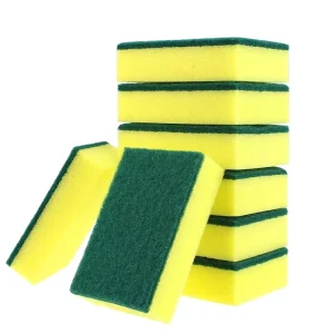 Durable Dishing Sponge Home Kitchen Dish Scrubbing Sponge Pads with Custom Logo and Colors