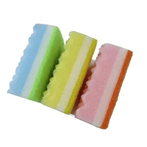 Durable Eco-Friendly Multipurpose Kitchen Dish Sponges, Variety Pack, Colorful Polymer Foam