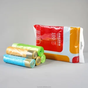 Durable Eco Friendly Plastic Garbage Bags Leak Proof Kitchen Waste Trash Bag for Home and Commercial Waste