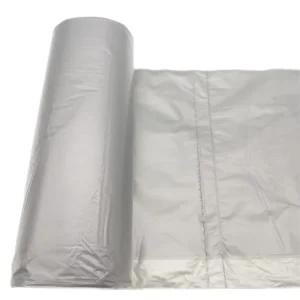 Durable HDPE PE Trash Bags, Heat-Seal with Hot Stamping for Custom Logo Packaging