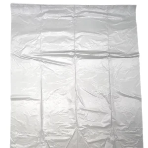 Durable HDPE Trash Bags, Moisture-Proof Square Bottom, Heat-Seal Packaging Bags with Hot Stamping