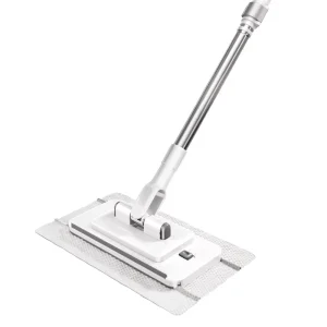 Durable No Hand Wash Clip Fast Cloth Changing System Home Cleaning Flat Mop