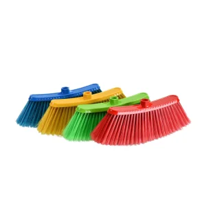 Durable PP Broom Head with Wooden Handle for Indoor Use