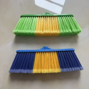 Durable Plastic Floor Cleaning Broom Head High Quality Colourful Indoor Outdoor Brush