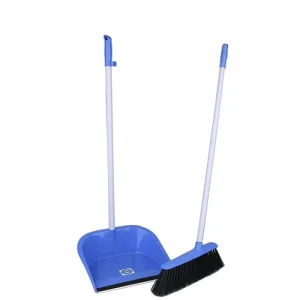 Durable Plastic Long Handle Dustpan with Easy Clean PET Broom Head High Quality Garden Leaves Broom for Everyday Use