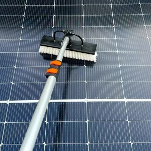 Durable Rotary Roller Solar Washer Brush with Water Feed System, Cost-effective Choice for Commercial PV Panel O&M