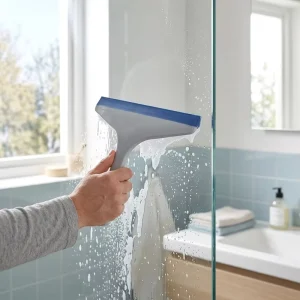 Durable Rubber PP Squeegee with Comfort Grip Handle Car Window Shower Glass Cleaning Wiper