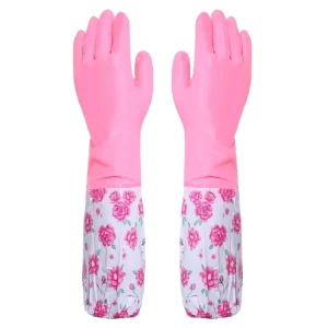Durable Waterproof Household Dishwashing Gloves for Cleaning, Hotel, Home, and Work Use