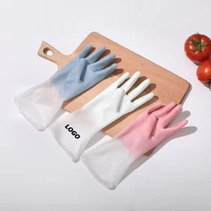 Durable Waterproof Non-Slip Household Kitchen Dishwashing and Laundry Gloves