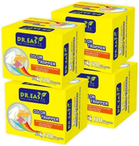 Dye Absorption and Trapping Sheets for Laundry