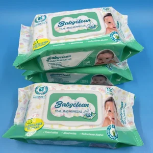 ECO 100pcs Cleaning Wipes Sensitive Skin Friendly Aloe Baby Wet Wipes for Baby