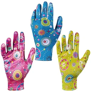 EN388 Nitrile-Coated Safety Work and Gardening Gloves