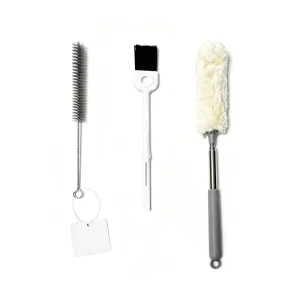 ESD Cleaning Brush 3 Piece Set Including Nylon Brush Plastic Brush and Telescopic Cotton Brush for Efficient Machine Cleaning