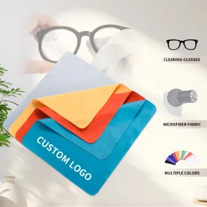 Eastsunshine OEM Custom Logo Microfiber15*15cm Sunglasses Clean Wipes High Quality Durable Glasses Cloth with Low Price
