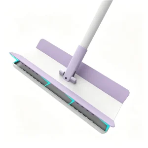 Easy Change EVA Mop for Dry/Wet Floor Cleaning Clamping Type Iron Pole Rectangular Head Home Office Use Dust