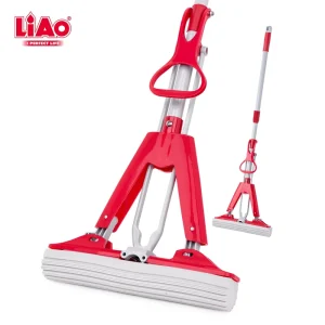 Easy Clean Telescopic Magic Super Pva Folding Sponge Mop Floor Cleaning Tools Water Absorbing Mop