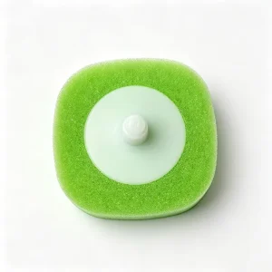 Easy Clip Replacement Toilet Brush Head Sponge Scouring Pad