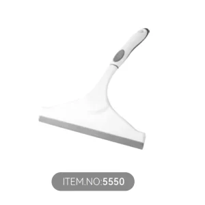 Easy Grip Handheld Squeegee Thermoplastic Rubber Blade for Shower Wall Door Tub Surface Window Mirror Windshield