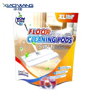 Easy to Carry Powerful Stain Removal Floor Cleaner Gel Pods Floor Mopping Cleaning Detergent Capsules
