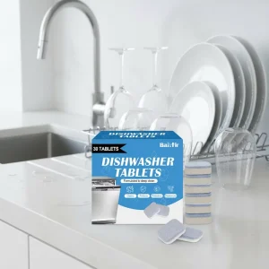Easy to Use Eco Friendly Disposable Dishwasher Detergent Tablets 20g Clean Stains and Dirt