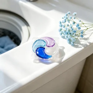 Eco Disposable Anti Bacterial Soluble Film Laundry Pods Fast Dissolve Strong Stain Removal Concentrated Gel Beads for Daily