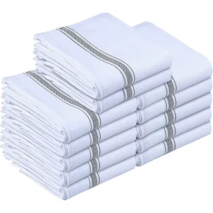 Eco Friendly 100% Cotton Woven Tea Towel Washable Absorbent Reusable Kitchen BSCI ISO9001 Certified Factory Household