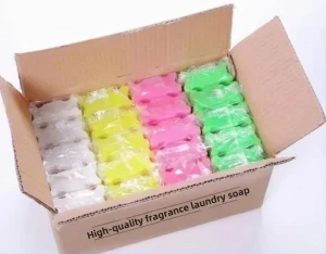 Eco Friendly 238g 4 Colors pack High Foam Low Price Fast Dissolve Powerful Stain Remover Laundry Soap for Bulk Order