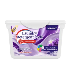 Eco Friendly 30 Piece Detergent Pods with Lasting Fragrance Beads