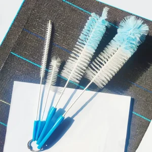 Eco Friendly 4 Piece Cleaning Brush Set for Bottles Straws & Tumblers