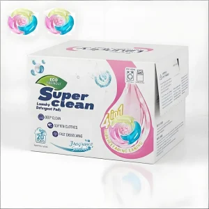 Eco-Friendly 4-in-1 Laundry Detergent Pods Stain Removal Fresh Forest Scent Fabric Softener