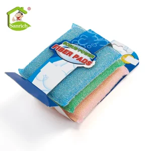 Eco-Friendly 410 Stainless Steel Wire Dishwashing Scouring Sponge Pad
