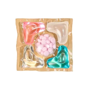 Eco-Friendly 5-in-1 Concentrated Liquid Laundry Pods Natural Plant Formula for Automatic Machine Washing
