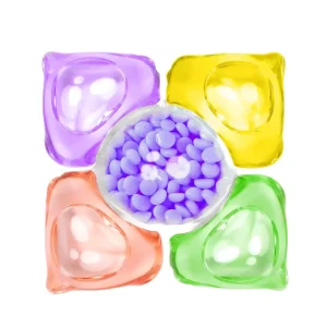 Eco-Friendly 5-in-1 Disposable Natural Scented High Active Content Laundry Detergent Beads Pods for Apparel Use Automatic