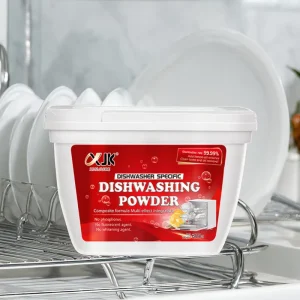 Eco Friendly 600g Dishwasher Powder for Tableware Pots Bowls Plates for Kitchen Detergent Use