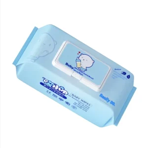 Eco-Friendly Antibacterial Extra-Soft 80pcs Baby Wipes with Plant Essence and RO Pure Water Cotton Non-Woven