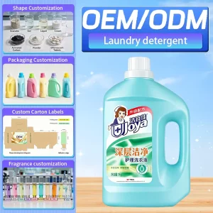 Eco Friendly Antibacterial Laundry Detergent Liquid Formula Fruity Fragrance