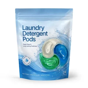 Eco Friendly Apparel Laundry Detergent Pods High Concentrated Deep Cleaning Phosphate Free Long Lasting Fragrance 3 in 1